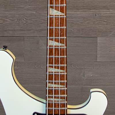 Rickenbacker 4003 4 String Bass White/Black Binding 1990 image 6