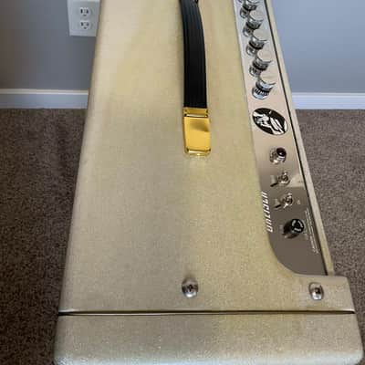 Gretsch Limited Edition G6164 Variety 125th Anniversary Combo Amp 2008 - Silver Sparkle on White Space-Age Vinyl image 9