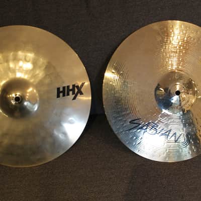 Sabian 14" HHX Evolution Hi-Hat Cymbals (Pair) 2002 - Present - Brilliant image 7