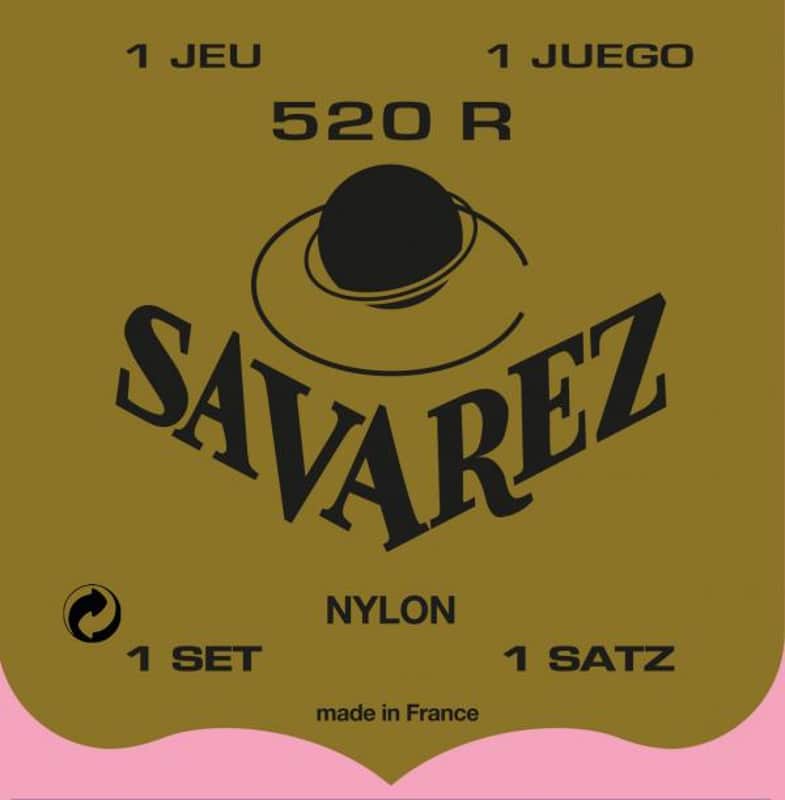 Savarez 520R Normal Tension Classical Guitar Set image 1