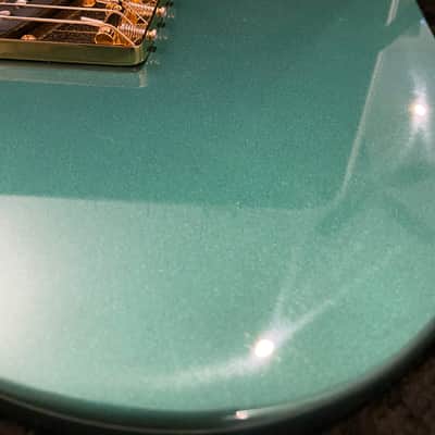MINT Squier 40th Anniversary Gold Edition Telecaster 2022 - Sherwood Green image 2