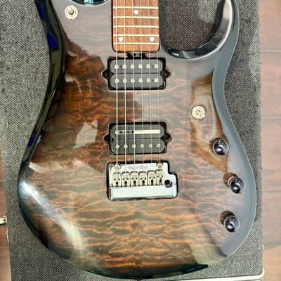 Ernie Ball Music Man John Petrucci Signature JP6 BFR 2007  Quilted Walnut image 2