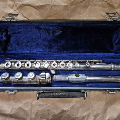 Armstrong 103 B-Foot Open-Hole Flute, with Case. USA. Very Good Condition image 1