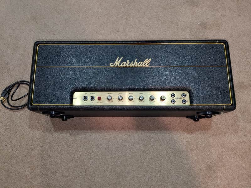 Marshall JMP 1959 Super Lead 2-Channel 100-Watt Guitar Amp Head 1967 - 1975 - Black image 1