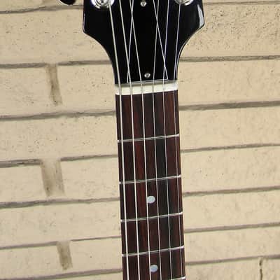 Heritage David Becker H 575 2017 Chestnut Sunburst carved jazz guitar image 3
