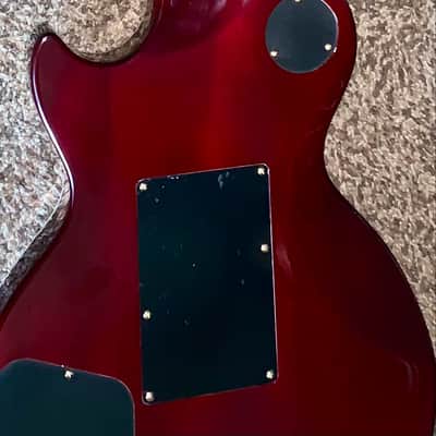 Epiphone Alex Lifeson Signature  Les Paul Custom Axcess  Ruby red electric guitar Floyd rose ohsc image 6