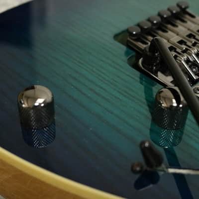 Near Mint 2023 made Ibanez RG370AHMZ-BMT Blue Moon Burst Finish w/Original Case image 8