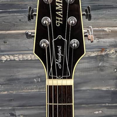 Used Hamer USA Newport Pro Electric Guitar with Hard Case image 17