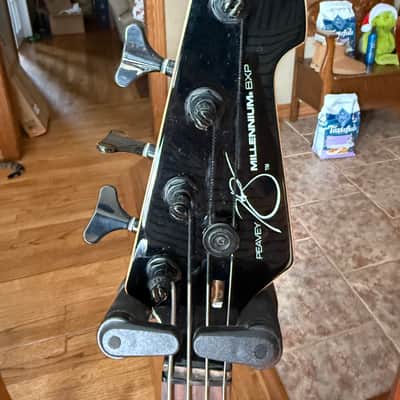 Peavey Millennium 4 AC BLUE BXP 4-String Active Electric Bass 2010s - Gloss Black image 12