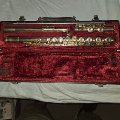 Yamaha YFL-211 Student Flute 1990s - Silver image 3