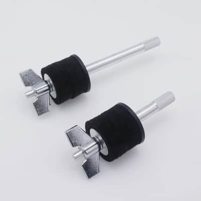 Cymbal Stacker Set, 4" & 5.7" Stackers with 8mm Thread, Percussion Instrument Accessories, Wing Nut Included, Perfect for Drummers & Percussionists image 3