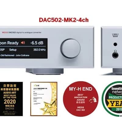 WEISS DAC502 - DAC, Audio Processor & Network Renderer (2 channels version) - NEW! image 4