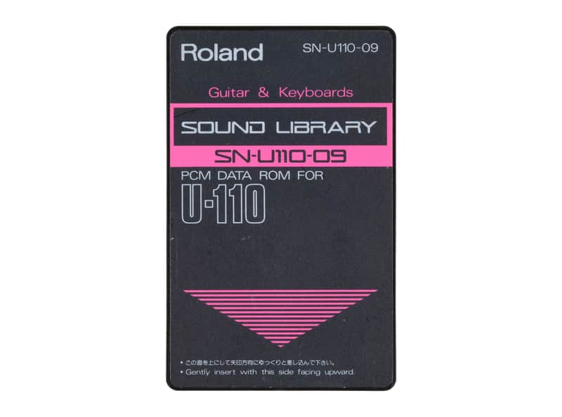 Roland Guitar & Keyboards Sound Library for U-110 (SN-U110-09) image 1