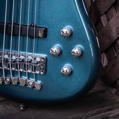 Warwick Streamer LX5 2016 - Petrol Blue Metallic image 5