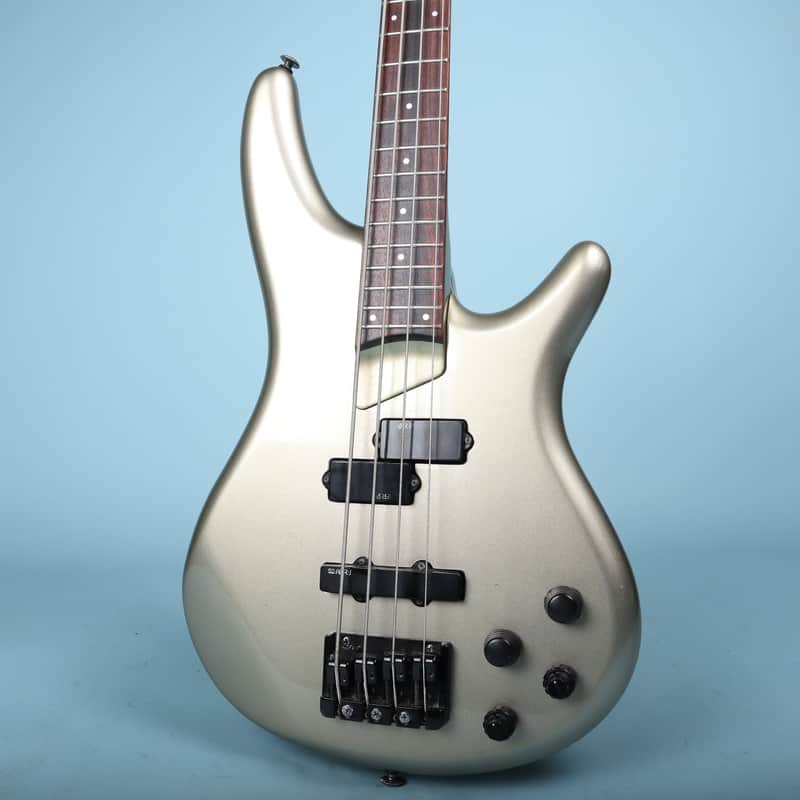 2000 Ibanez Grey Nickel SR800 Soundgear Bass Guitar Japan FujiGen image 1