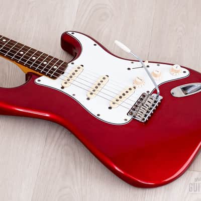 1983 Fender Stratocaster '62 Vintage Reissue JV ST62-65 Candy Apple Red 100% Original, Japan MIJ Fujigen image 9
