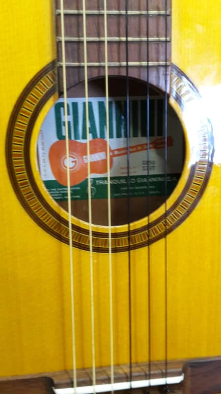 Giannini GN50 1970's Natural Classical Guitar image 1