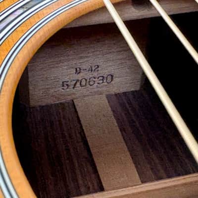 Martin D-42 Natural 1996 image 13