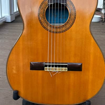 Hoshino (Ibanez) Hy-Lo 740N Classical Guitar  - Japan - 1960s - Spruce/Flame maple W/OHSC image 3