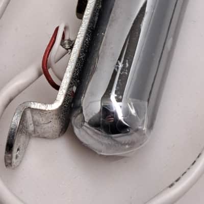 Danelectro-style Lipstick Pickup Unbranded Set of 2 - Chrome - NOS Unused image 2