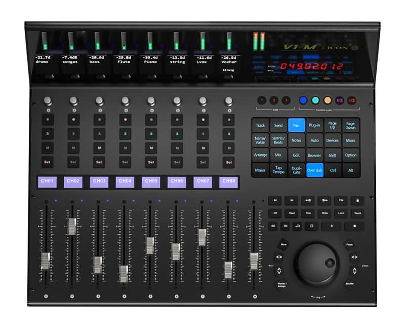 iCON Pro Audio V1-M USB MIDI DAW Control Surface with Motorized Faders image 1