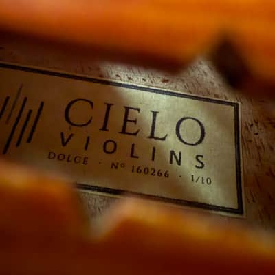 Cielo Violins Dolce 1/10 Violin w/ Bow & Case - Serial #160266 - Used, Good Condition image 2