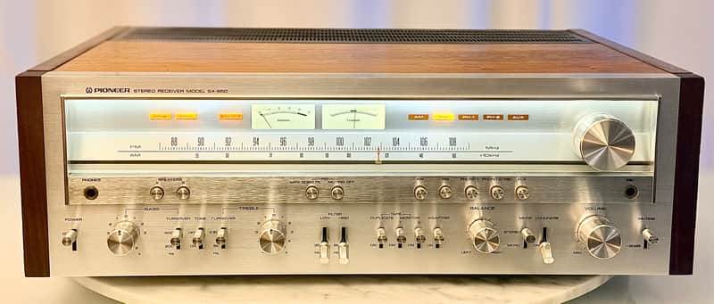 🎶 Pioneer SX-850 Vintage AM/FM Stereo Receiver — Fully Recapped — LED Upgrade — 3+ Hr Bench Tested