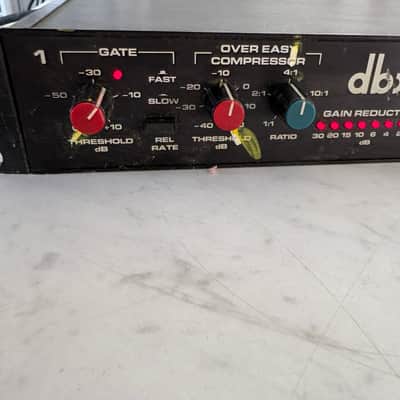 dbx 166 2-Channel Dynamics Processor 1980s - Black image 2