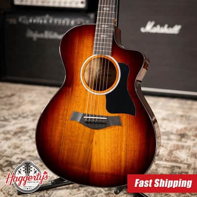Taylor 222ce-K DLX Grand Concert Hawaiian Koa Acoustic/Electric Guitar - Shaded Edge Burst with Hardshell Case image 1