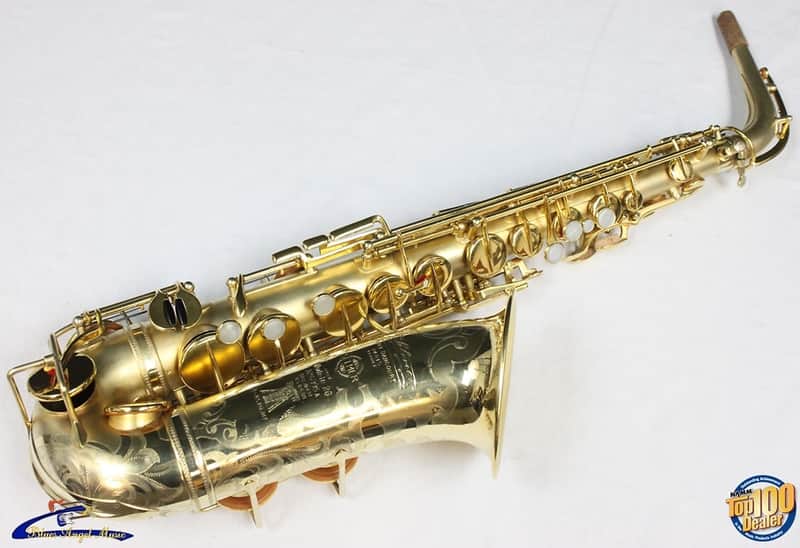 Vintage 1927 Selmer Paris Modele 26 Alto Saxophone OHSC Gold