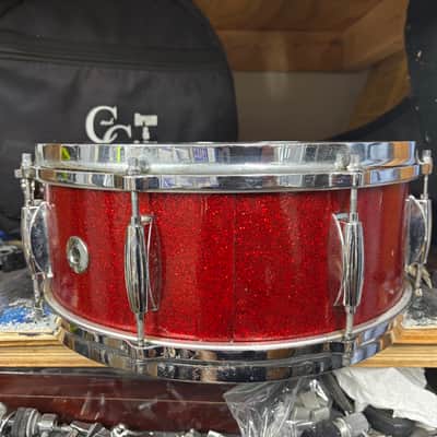 Gretsch Red Dparkle 1970’s Snare Drum image 4