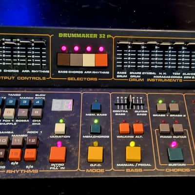 Godwin 32P Drummaker Sisme - Rare Italian Drum Machine / Synth / Groovebox - Worldwide Shipping - Serviced-Roland Korg Oberheim image 4