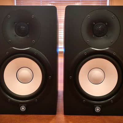 Yamaha HS7 6.5" Powered Studio Monitor (Pair) 2022 Black HS-7 pair in box image 2