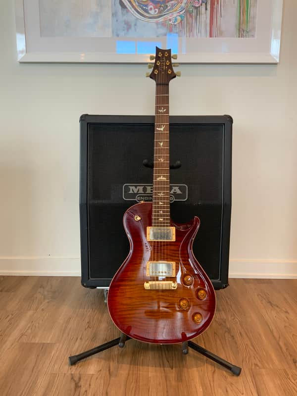 2001 PRS Brazilian Limited Singlecut #47/250 - Dark Cherry Sunburst - ALL ORIGINAL + Factory Provenance image 1