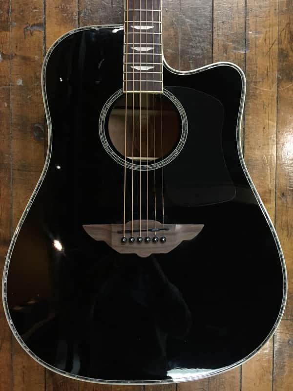 Keith Urban Player Dreadnought 2013 Gloss Black image 1