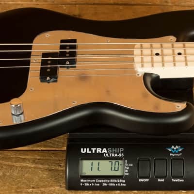 Fender Limited Edition 50th Anniversary Iron Maiden Steve Harris Precision Bass - Maple Satin Black image 9