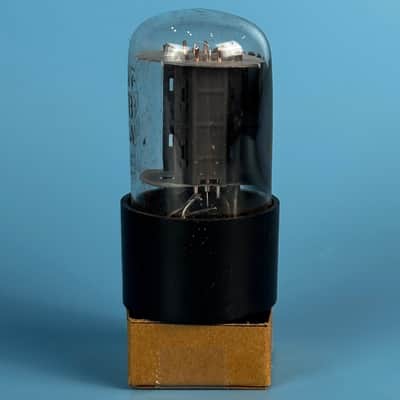 1960s General Electric 6SN7GT Vintage Grey Plated Vacuum Tube! Tests Good! T575 image 3