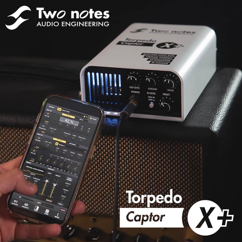 HOT!!! Two Notes Torpedo Captor X PLUS + 8 ohm Stereo Reactive Load Box Attenuator Cab Sim IR 2026 image 1