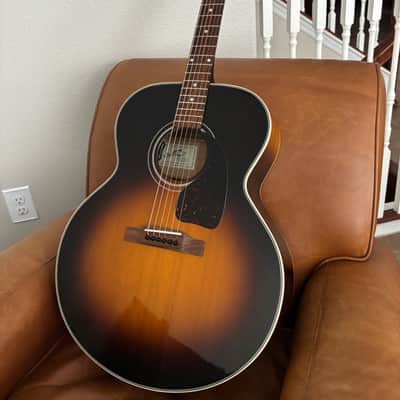 1992 Gibson J-100 Vintage Sunburst Acoustic Electric LR Baggs HiFi J100 Jumbo image 5