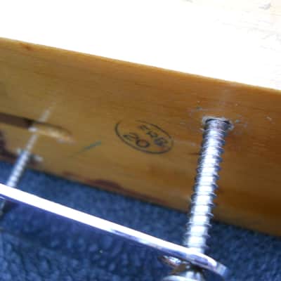 1982 Fender Fullerton USA 57RI Reissue Precision P Bass Neck Tuners Tree Plate Strap Button NICE! image 14
