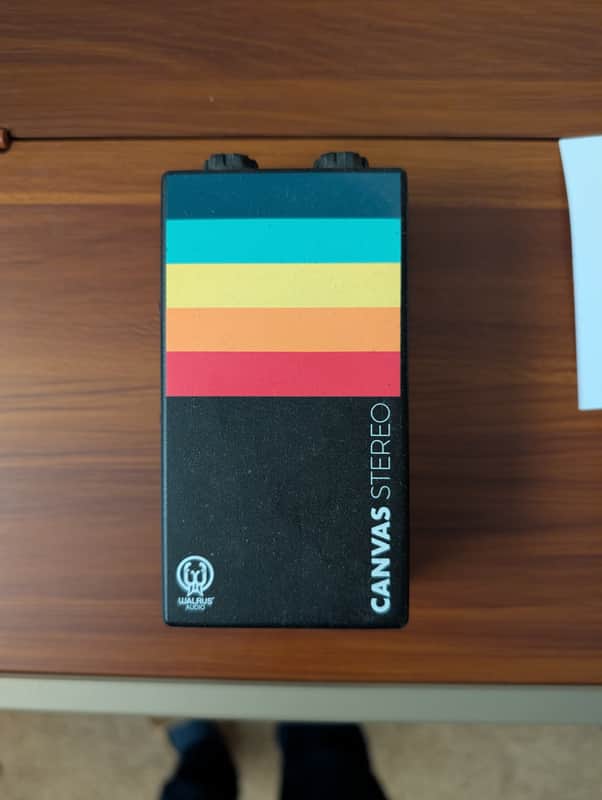 Walrus Audio Canvas Stereo Dual Line Isolator Direct Box 2022 - Present - Black w/ Rainbow Graphic image 1