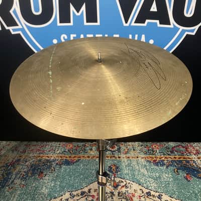 Zildjian Frankie Banali's 22" A Flat Ride Cymbal (#97) Autographed!! image 1