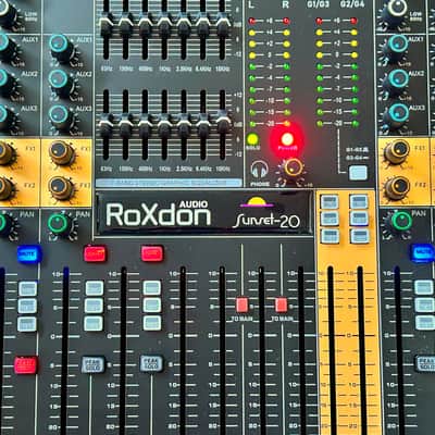 RoXdon Sunset-20 Multi Channel Live / Studio Analogue Mixing Console Sound Mixer image 2