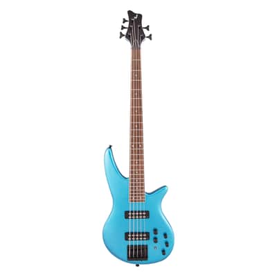Jackson X Series Spectra Bass SBX V - Electric Blue w/Laurel FB image 2