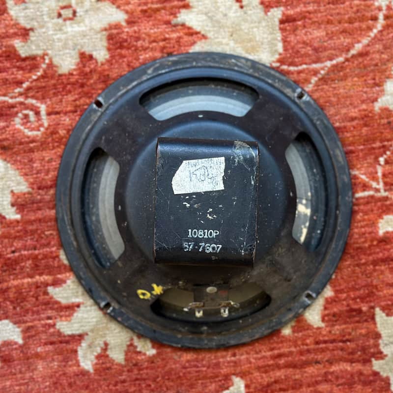 1976 Eminence 10″ Alnico Speaker Black