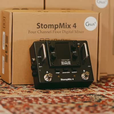 Elite Acoustics | EAE | StompMix 4 | 4Ch Digital Mixer Pedal | w/ DSP Gate, Compressor, EQ, Reverb & Delay - StompMix 4 ONLY image 3