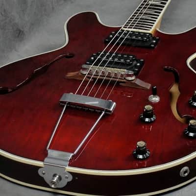 1970's Ventura Hollow Body 335 Guitar, MIJ, Japan, USA Seymour Duncan Pickups image 6