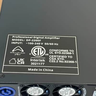 Wharfedale Pro DP-2200F  Digital Power Amplifier #7117 (one) THS image 13
