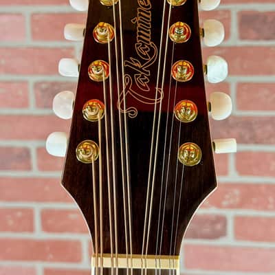 Takamine GD74CE-12U Dreadnought Cutaway 12-String Acoustic-electric Guitar - Gloss Natural image 8