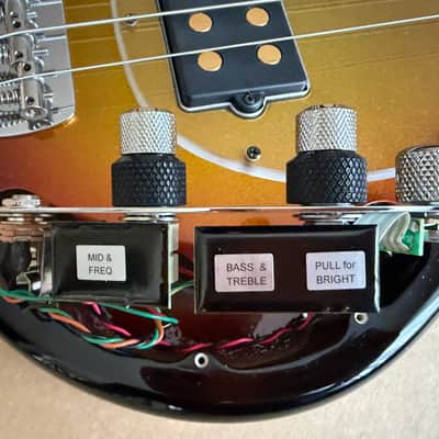 2025 Musicman Short Scale Stingray Highly Modified Elec & Hardware image 8